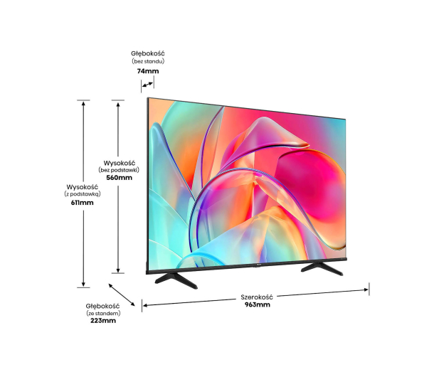 Hisense 43E7KQ 43" QLED 4K VIDAA Dolby Atmos Dolby Vision - 1226278 - zdjęcie 10